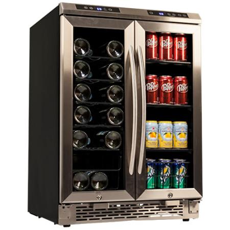 Avanti 24 Inch Wide Built-In French Door Wine and Beverage Cooler - My Store