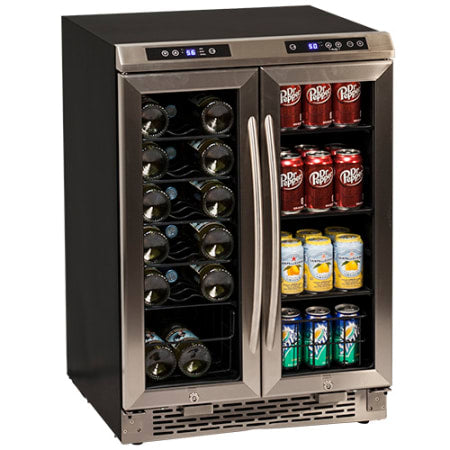Avanti 24 Inch Wide Built-In French Door Wine and Beverage Cooler - My Store