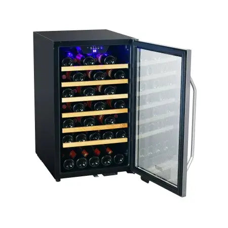 EdgeStar - 20 Inch Wide 44 Bottle Capacity Free Standing Wine Cooler with Reversible Door and LED Lighting - My Store
